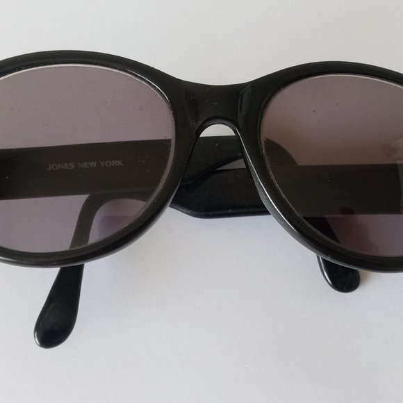 Jones New York Eyeglasses Sunglasses Oval Frame Ladies Vintage Black - Picture 2 of 5